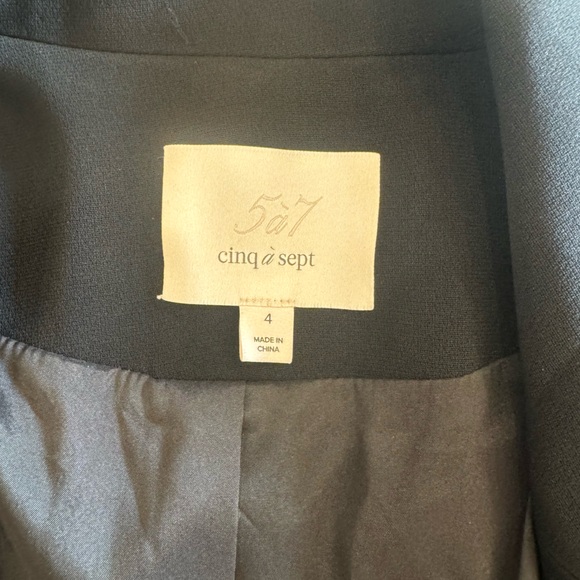 Cinq a’ sept black blazer - Picture 6 of 13